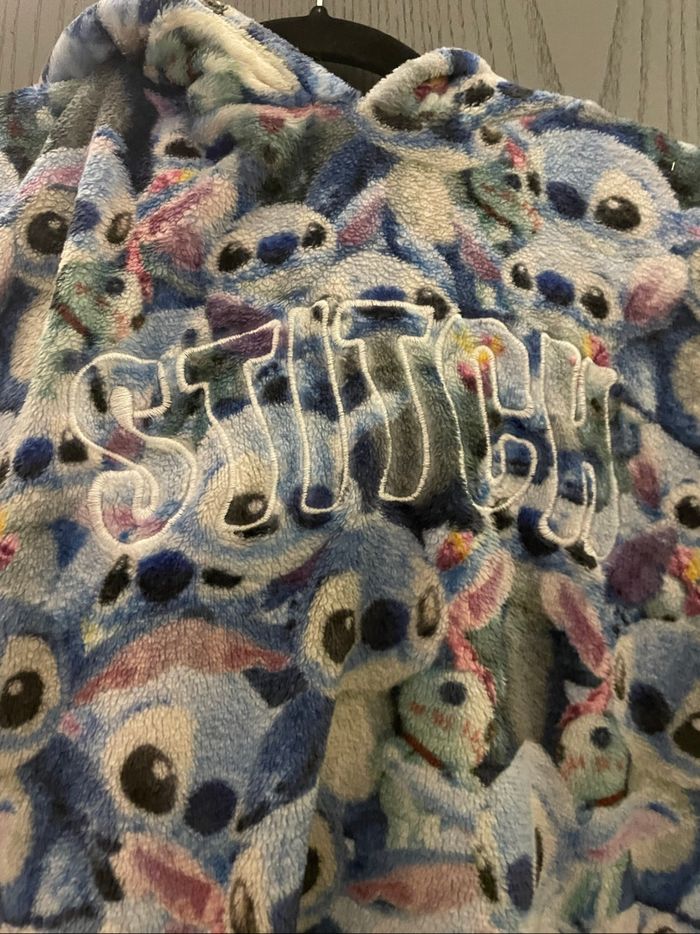 Haut plaid capuche Stich - photo numéro 3