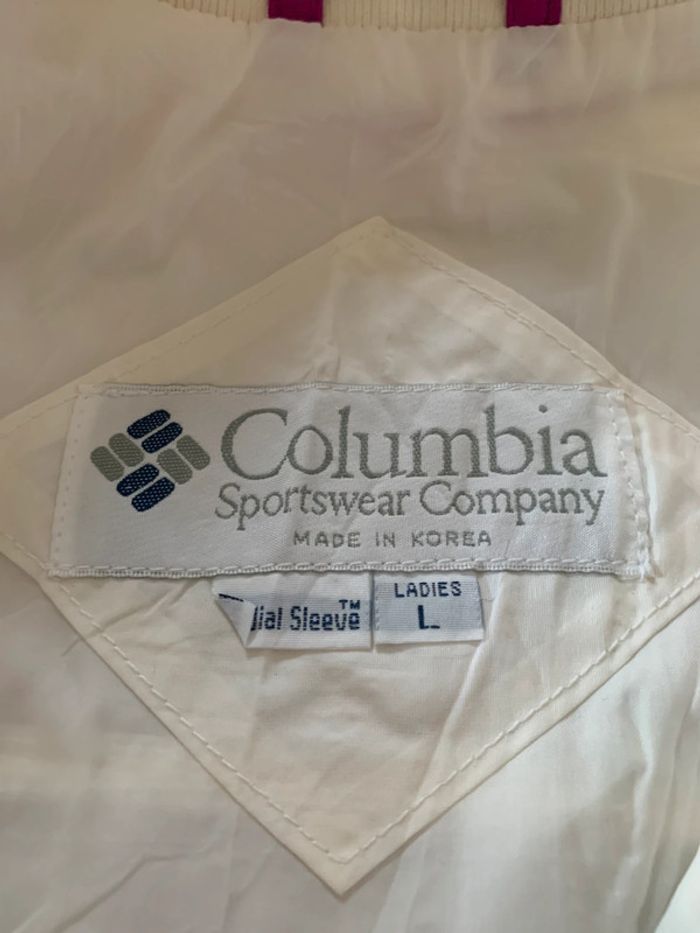 Veste imperméable coupe vente Columbia blanc / violet - photo numéro 6