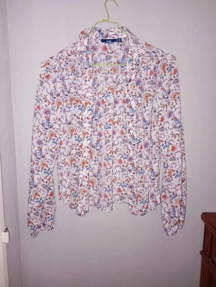 Chemise à fleurs