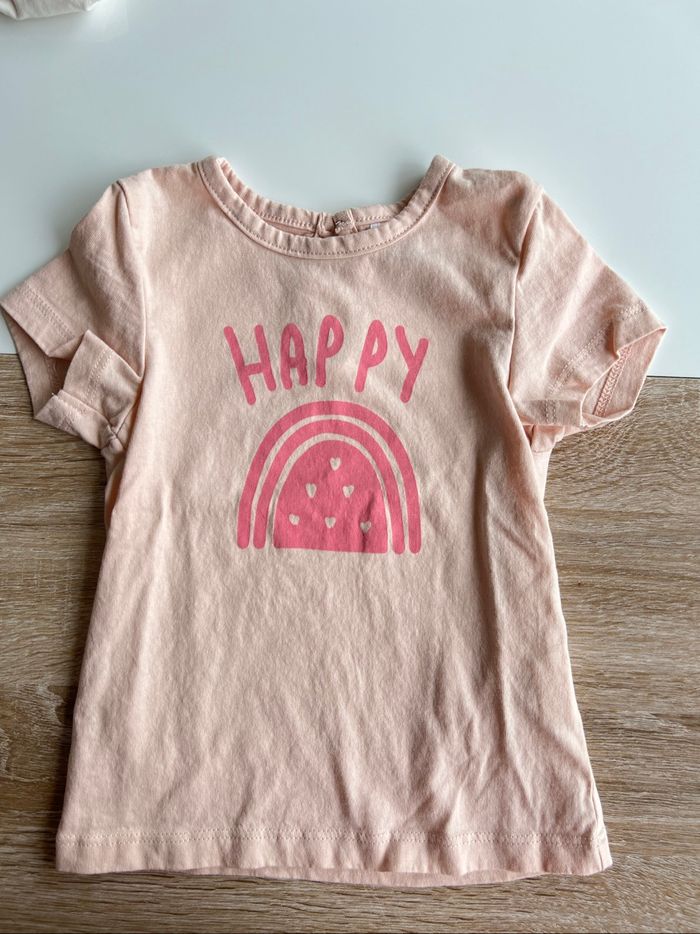 Lot tee shirt fille 18 mois - photo numéro 4
