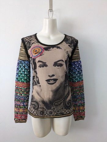 Top manches longues - Desigual by Christian Lacroix Marilyn Monroe - taille M