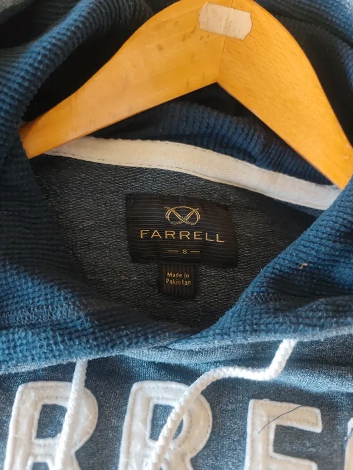 Sweat à capuche Farrell S bleu - photo numéro 3