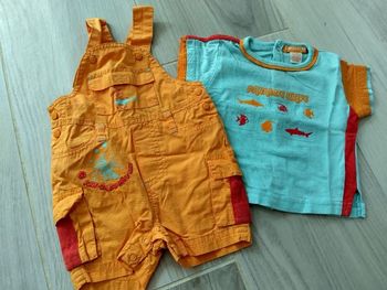Salopette avec t-shirt