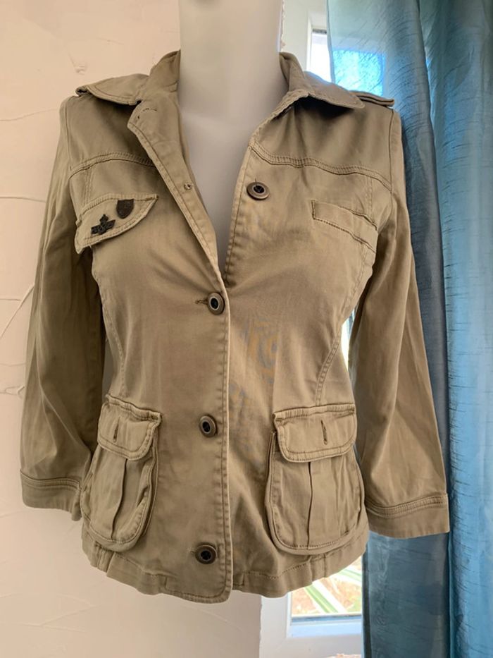 Veste blazer armée TRF (Zara) taille 38 - photo numéro 2