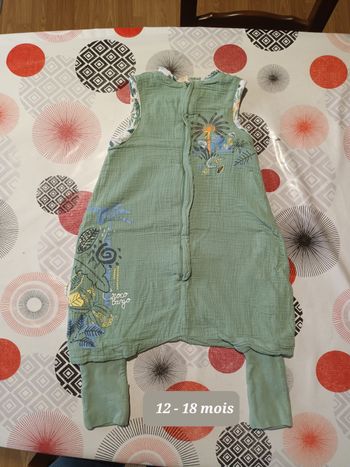 Gigoteuse légère été 🌴 avec jambes et pieds taille 12 18 mois