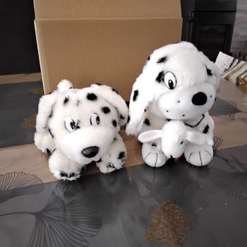Famille dalmatiens peluche