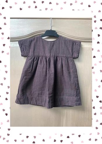 Robe violet foncé  Du pareil au même 12 mois