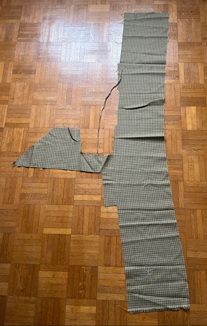 Chute de tissu écossais - photo numéro 3