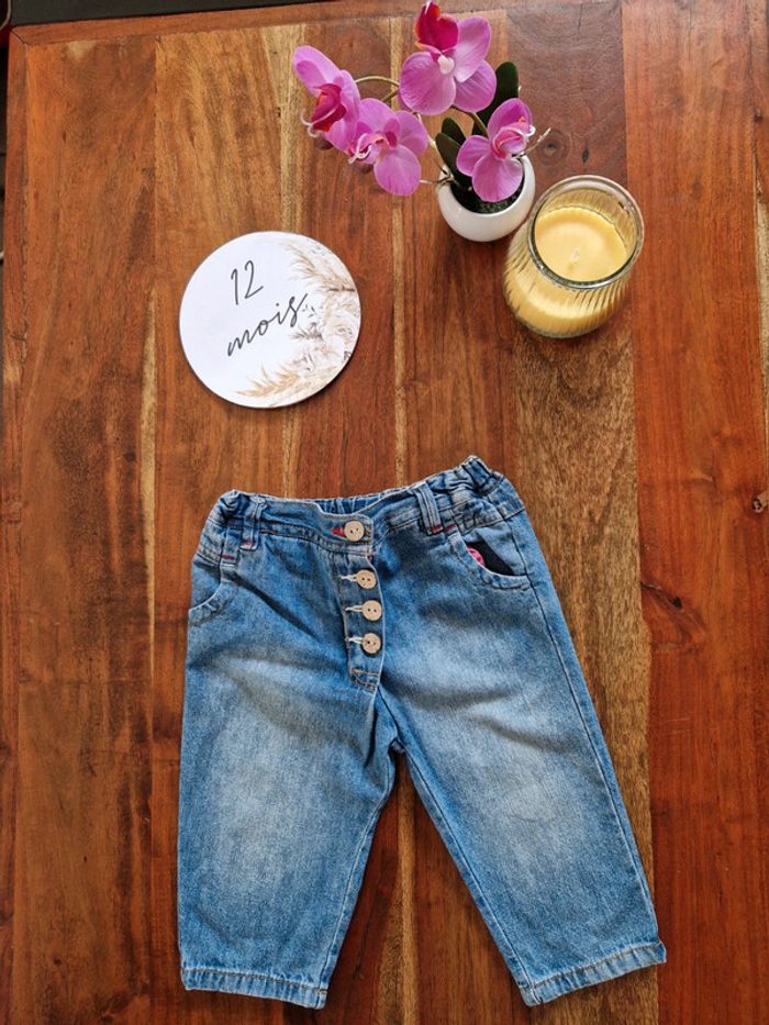 Pantalon fille 12 mois