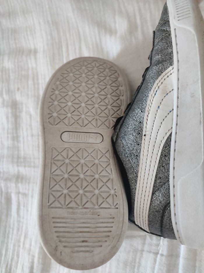 Baskets Fille Puma Vikky Glitz – Pointure 29 - photo numéro 5