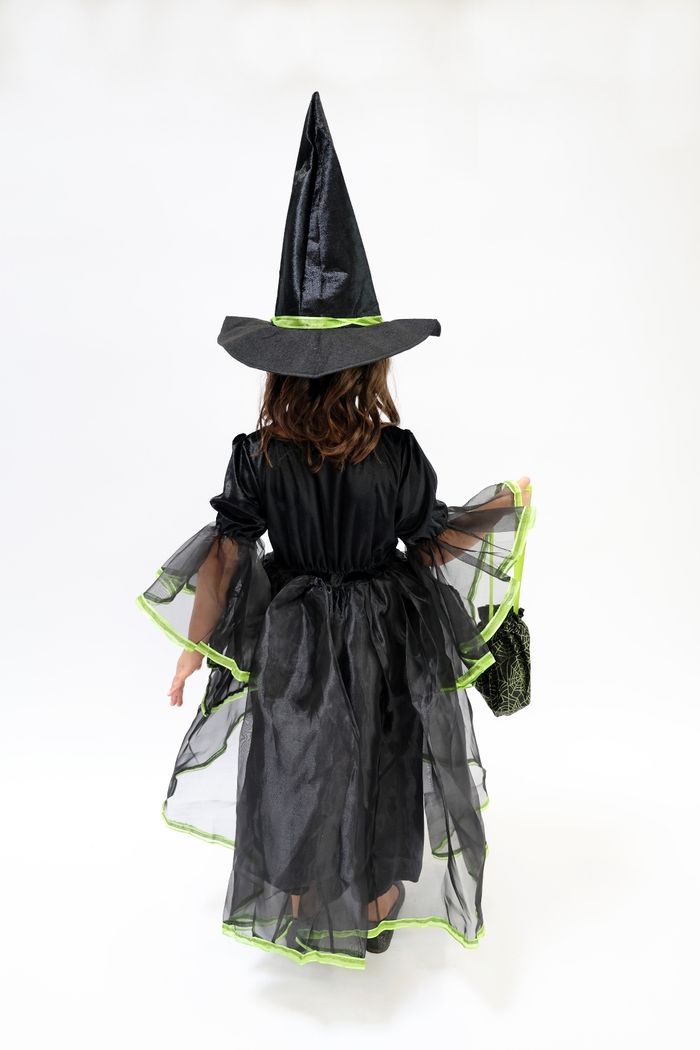 Déguisement Halloween sorcière complet fille - photo numéro 4