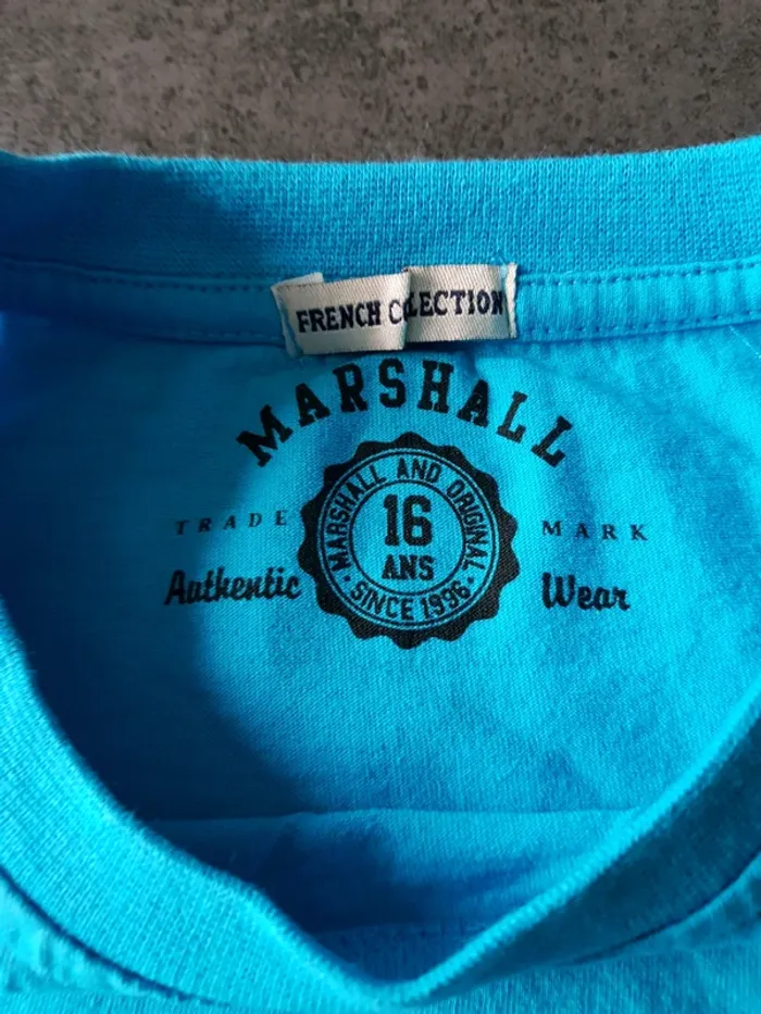 Tee-shirt Marshall 16 ans - photo numéro 3