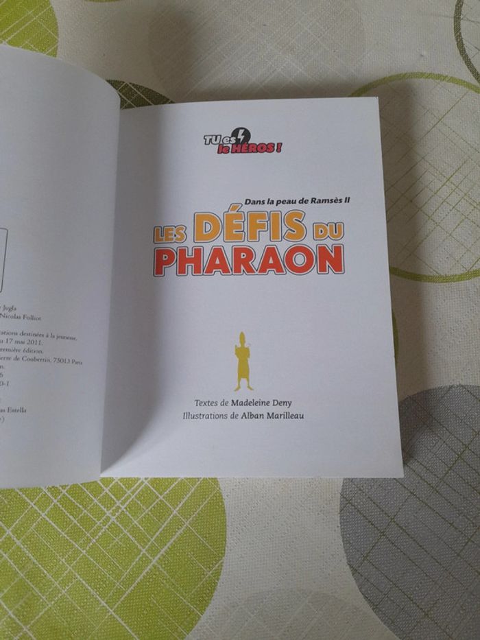 Livre dont tu es le héros : les défis du pharaon - photo numéro 3