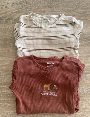 Bodies manches longues bébé 24 mois kiabi