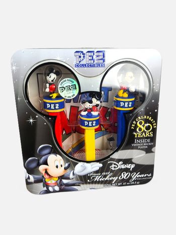 Coffret PEZ Disney Mickey Mouse 80ème Anniversaire Vintage Limited Edition 2007