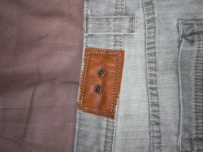 Jupe en jean grise, Promod, taille 40, très bon état - photo numéro 4