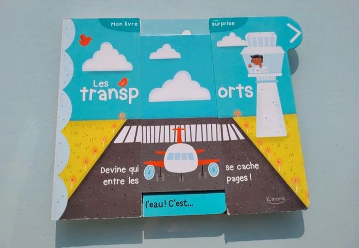Mon livre surprise 🛩 Les transports 🚗 avec tirettes - photo numéro 3