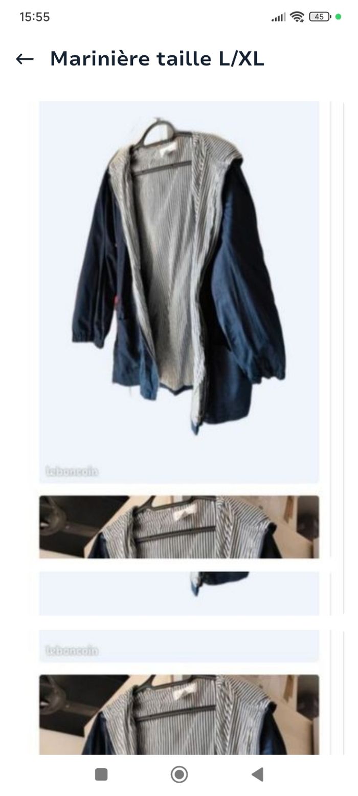 Marinière taille L/XL - photo numéro 5