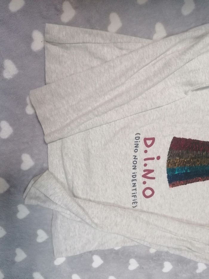 T-shirt sous-pull 🩶  col roulé DPAM manches longues garçon 12 ans - photo numéro 3