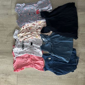 Lot robes et combi 3 mois