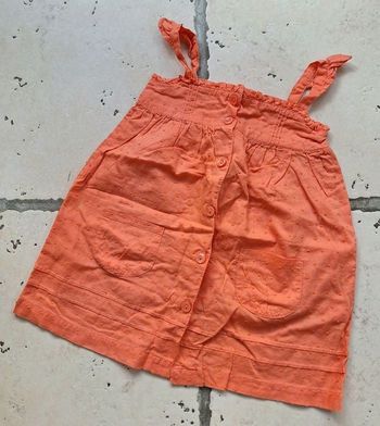 Robe légère orange été - Kidkanai - 24 mois