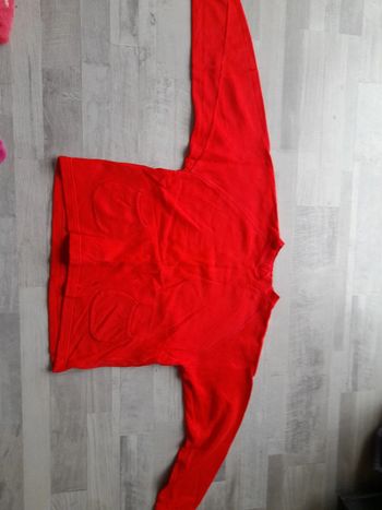 Sweat rouge mixte 10 ans