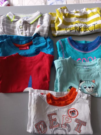 Lot 7 tee-shirt taille 3 mois