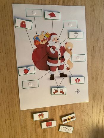 Fiche Montessori : Le Père Noël