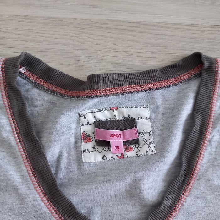 Pyjama femme 2 pièces (t-shirt + pantalon) Spot taille 38 - photo numéro 3