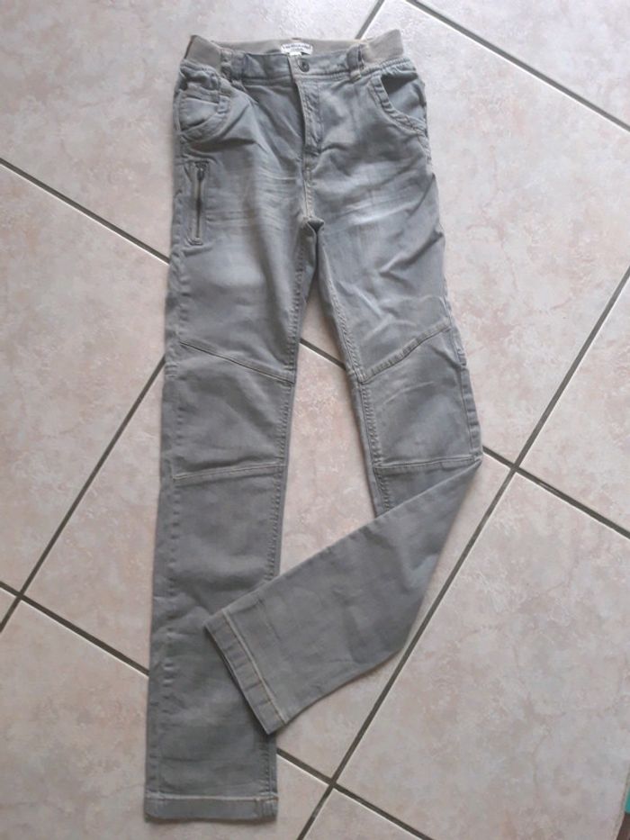 Jean garçon gris 12 ans