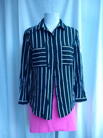 Chemises de bureaux manches longues rayée