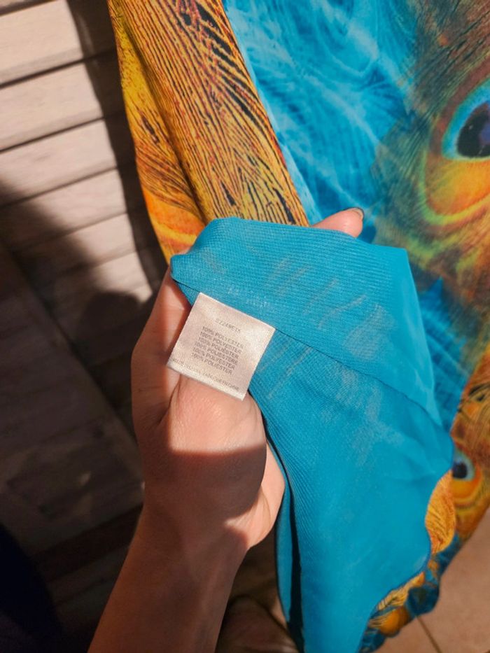 Robe sans manche Molly Bracken taille 2 "œil de paon" - photo numéro 7