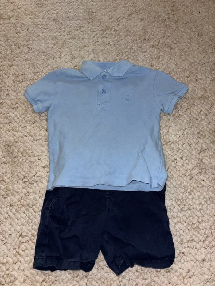 Ensemble garçon 2 ans -92 cm ÉTÉ