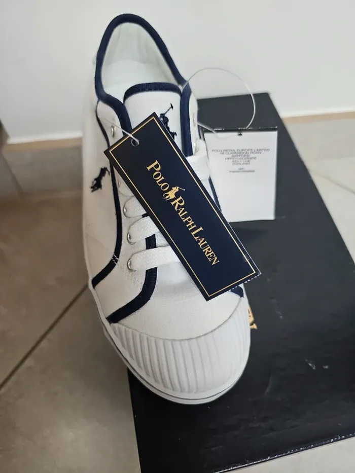Authentiques baskets de la marque Ralph Lauren - photo numéro 6