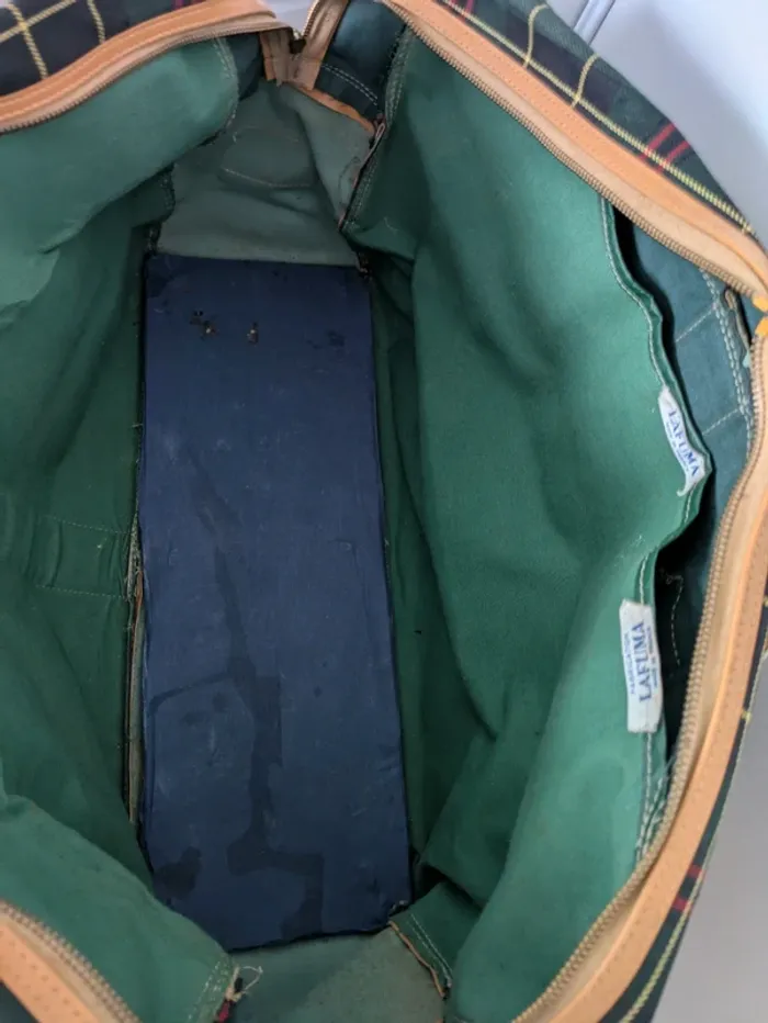 Grand sac de voyage Vintage à carreaux écossais - Lafuma - photo numéro 9