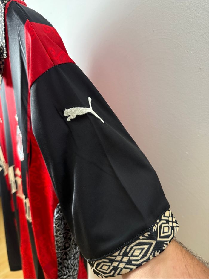 Maillot AC Milan Noir/Rouge – Puma – Taille L - photo numéro 7