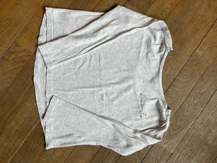 Tee-shirt gris Petit Bateau 10 ans