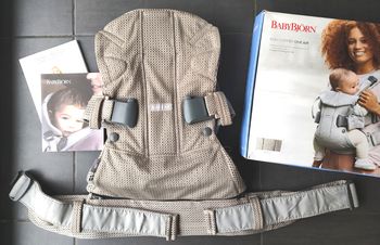 Porte bébé Babybjorn One Air Tissu Mesh Beige
