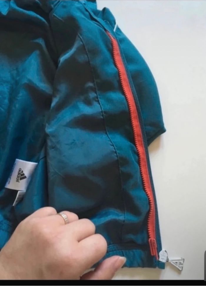 Veste survêtement garçon Bon état taille 2 ans couleur bleu - photo numéro 4