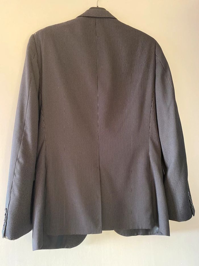 Veste de costume rayé noir/blanc H&M Taille 48 - photo numéro 2