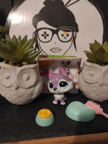 My Littlest Petshop Pet Shop LPS chien husky 2109 dog #geektradelpschien