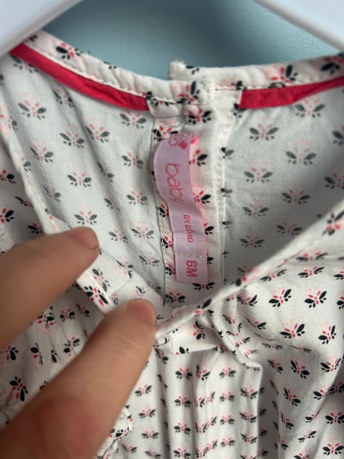 Tunique gemo, blanche , 6 mois - photo numéro 6