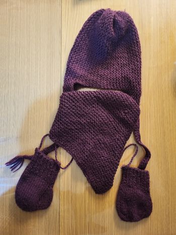Ensemble pour hiver en laine 3 /4 ans