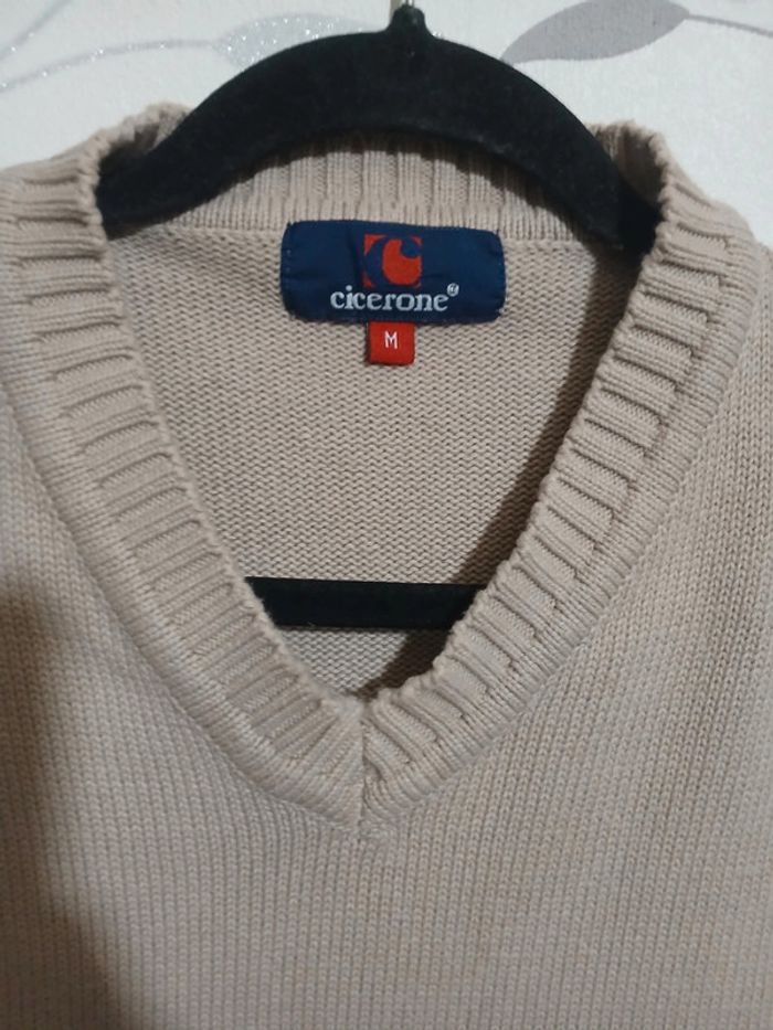 🍍 Pull sans manches col en V Cicerone taille M - photo numéro 5