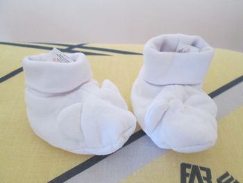 chaussons bebe mixte 13-14 grain de ble