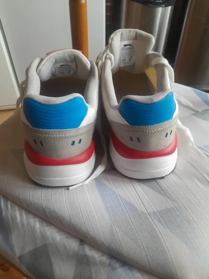 Baskets homme multicolores à lacets – Slazenger blanc chine 44 - photo numéro 6