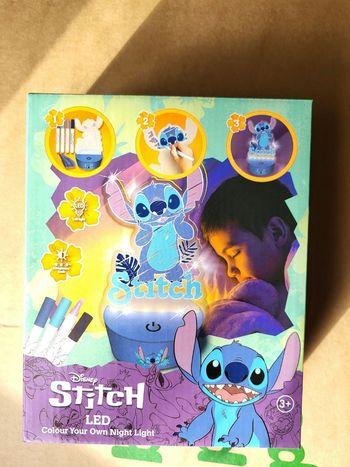 Veilleuse à led stitch à colorier