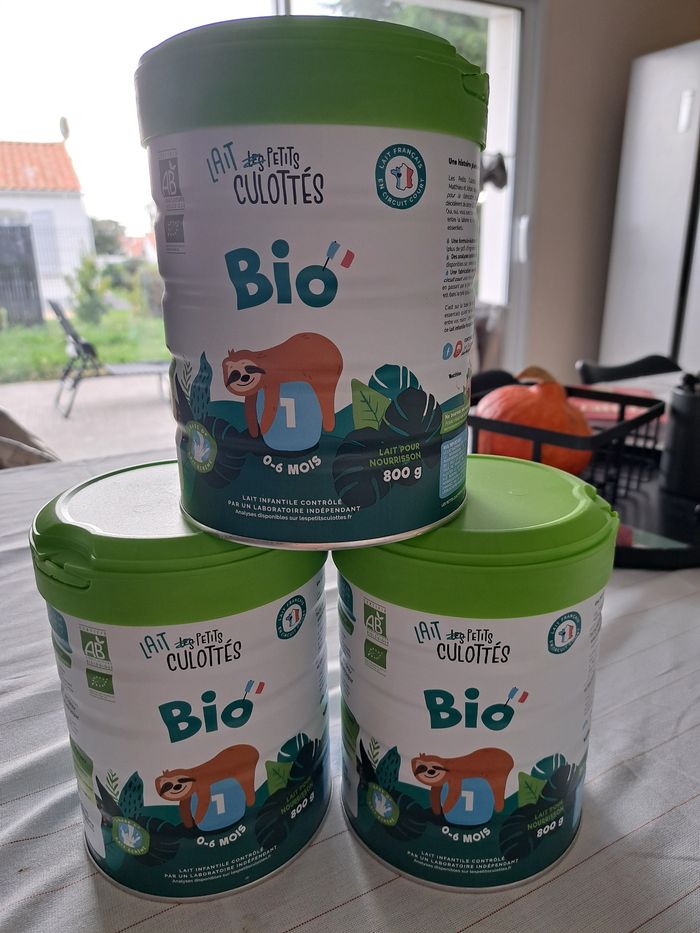 Lot 3 boites de lait infantile 1er âge Les petits culottés
