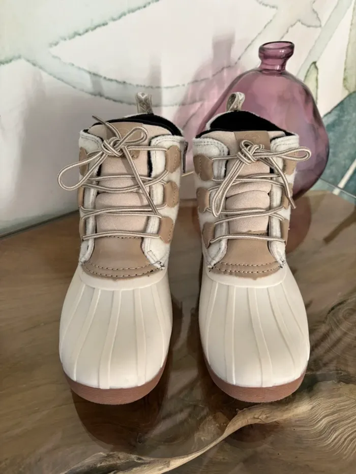 Après ski Kamik bottes de neige hiver femme blanc beige 36 - photo numéro 3