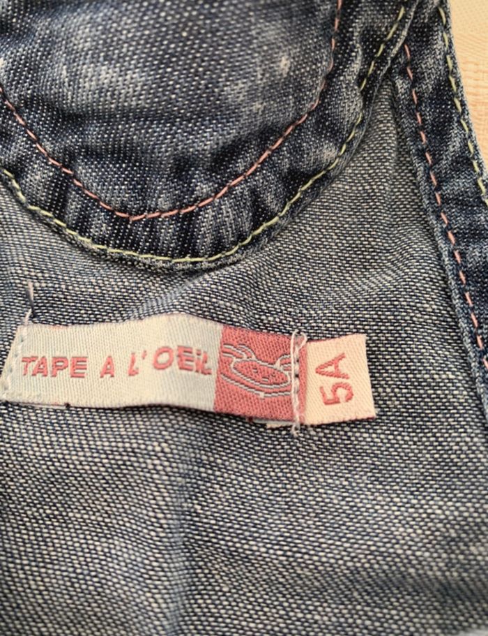 Ensemble robe en jean et t-shirt Tape à l’œil - photo numéro 3
